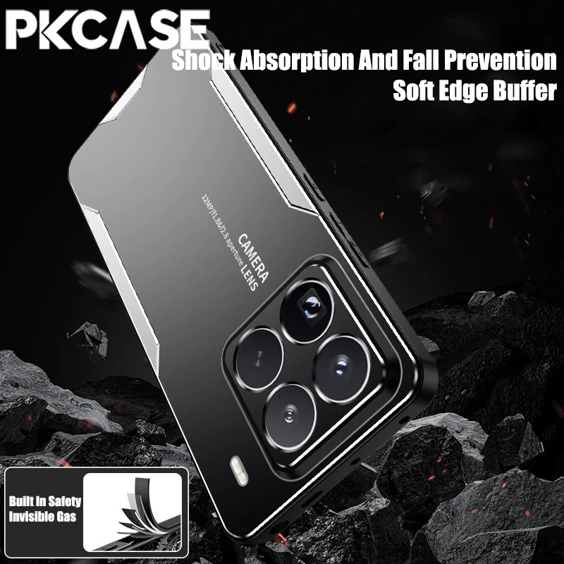 PKCASE Aluminum Alloy Shockproof Slim Metal Phone Cover
