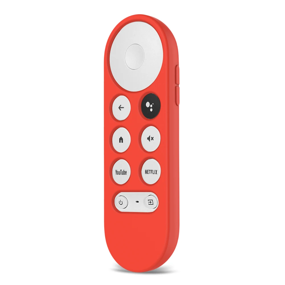 Silicone Protector Shell Replacement Soft Voice Remote Cove Shockproof Remote Control Protective Case For Google Chromecast silicone remote case silicone remote cover silicone remote sleeve remote controller cover silicone case protector