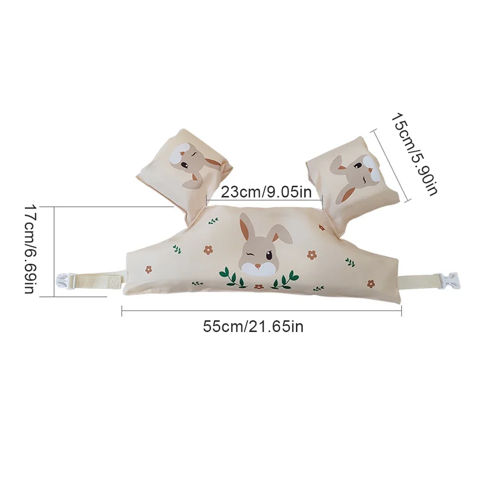 Cute Cartoon Swimming Water Wings Adjustable Swimming Training Life Jacket Baby Arm Sleeve Float for Kids Age 2-8 Years Old
