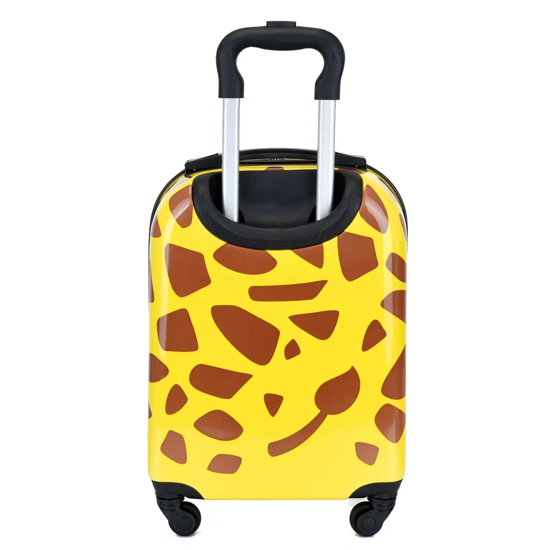 Kids Luggage with Wheels for Girls - 18” Giraffe Kids Suitcase