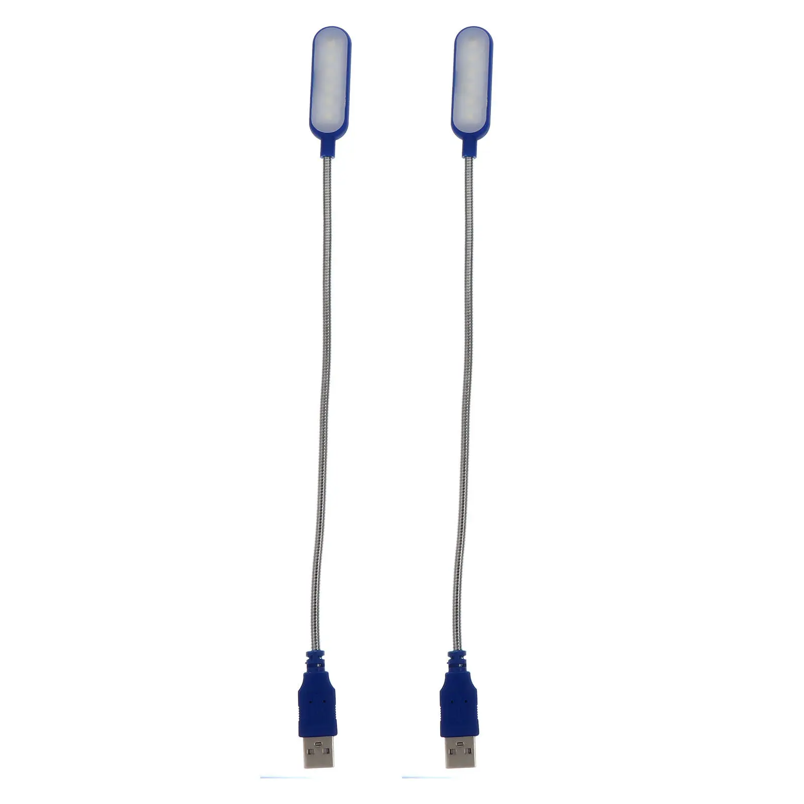 2Pcs 휴대용 USB 노트북 독서 램프 미니 크리 에이 티브 노트북 라이트 컴퓨터 키보드 모니터에 맞게 조정 가능 USB 램프