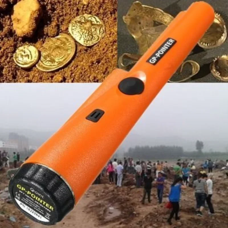 Handheld Metal Detector Positioning Rod Detector Waterproof Pinpointer Pin GP-Pointer Probe Metal + LED Lights