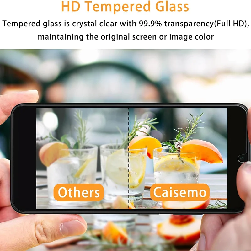 Premium 3-Pack Full Coverage Tempered Glass Screen Protector Set
