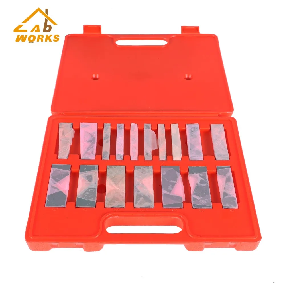 

Angle Block Steel Precision 1/4 To 45 Degree Set Accuracy .0003" 17 Pcs