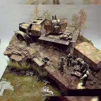 Model Simulation Tree Scenario Vegetation DIY Building Materials For Model Military Scene Sandtable Modeling 2