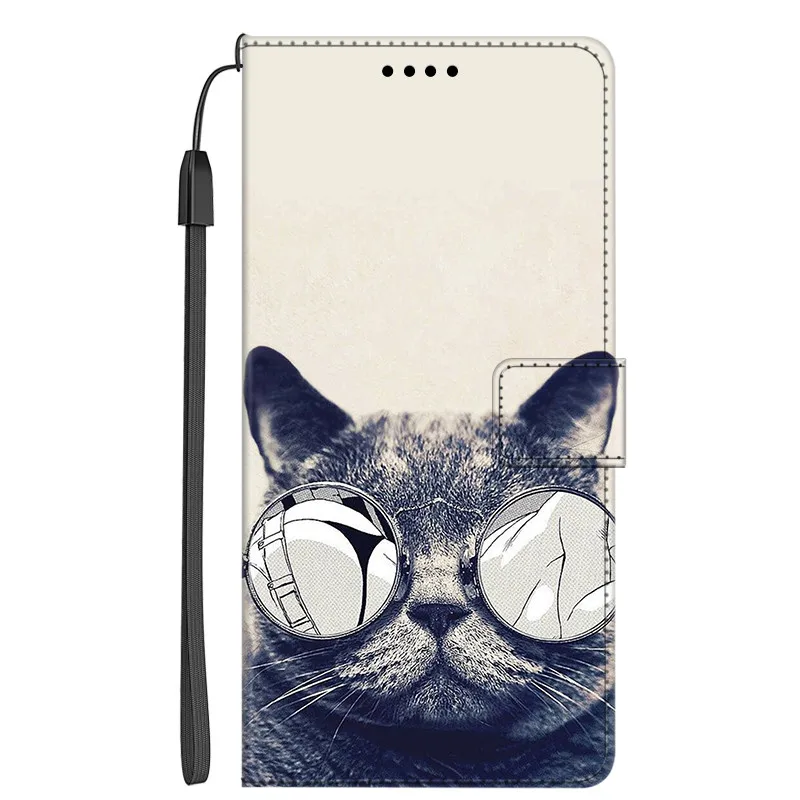 Leather Wallet Flip Case with Stand