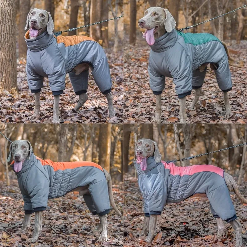 Waterproof Big Dog Down Jacket Thicken Dog Clothes Dog Coat
