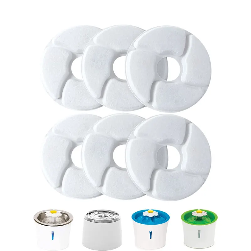 

4 Pack Replace Filters Compatible for CATIT 3L Cat Water Fountain Triple Action with Resin Activated Carbon catit filters