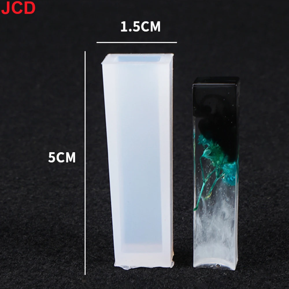 11 Style Cylindrical Cuboid Crystal Epoxy Resin Mold For Necklace Pendant DIY Jewelry Making Findings Supplies silicone mold silicone candle mold silicone candle molds candle mold cylindrical candle mold resin drop mold