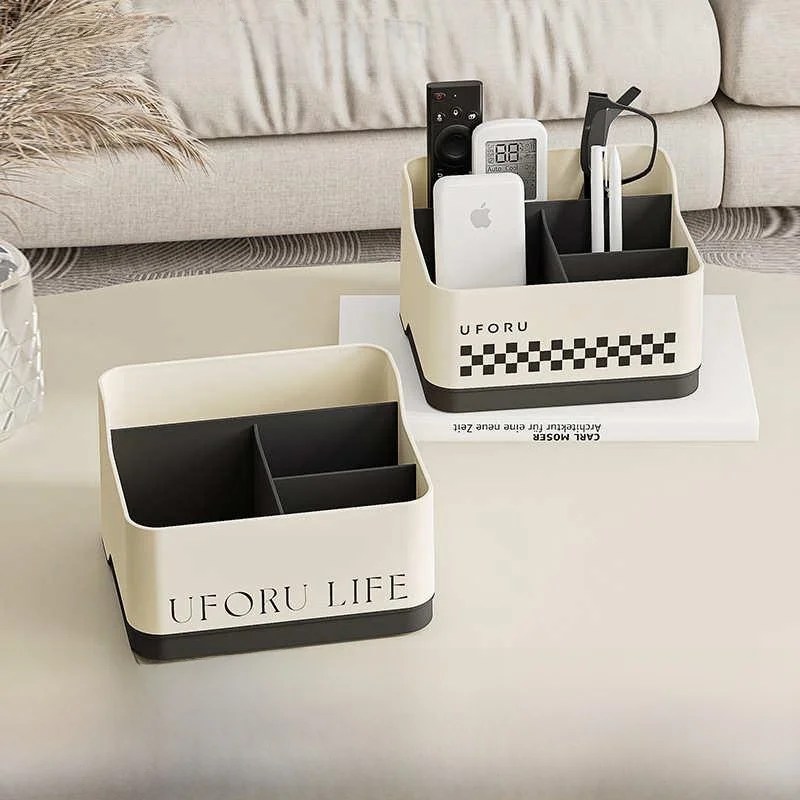 데스크탑 정리함 사무용품 휴대폰 트레이 티 테이블 장식 바구니 가정 및 사무실을 위한 창의적인 수납 솔루션