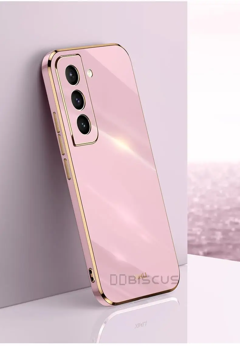 Custodia per Samsung Galaxy S21 FE S22 S20 Ultra S21 Plus S21Plus s20fe 5G, placcatura di lusso, morbida custodia in silicone gel, custodia Co_voghion.com