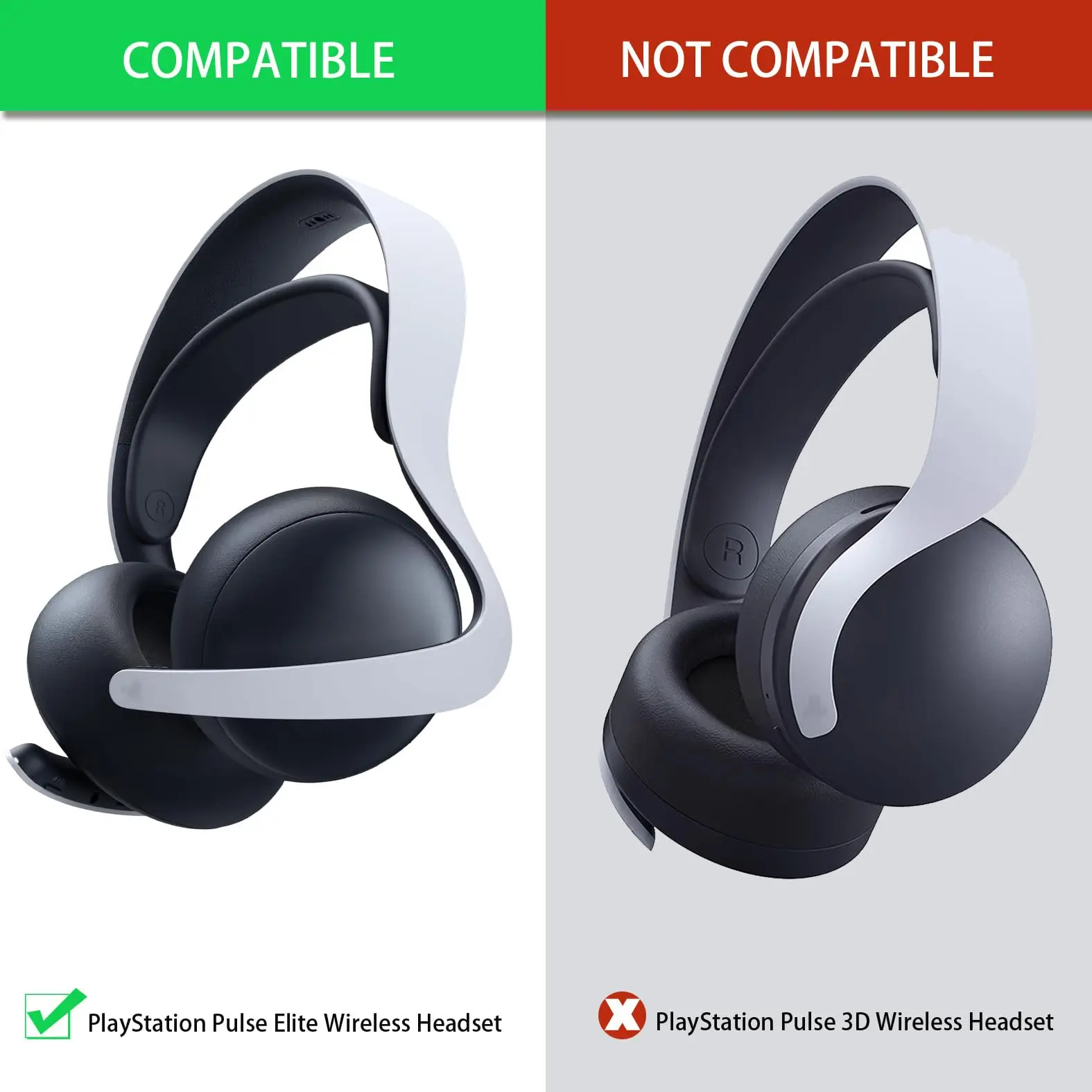Cooling Ice Gel Earpads for Sony ps5 Playstation Pulse Elite Headphones Replacement Ear Cushions Ear Pads Ice Earmuffs