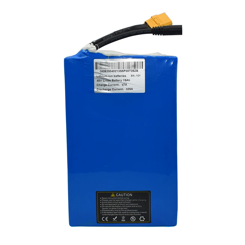 

NCM 18650 Li-ion Batteries Super Power DIY 48V 15ah Custom Lithium Li Ion Battery Pack for 1500w E-bike Fast Charger and BMS