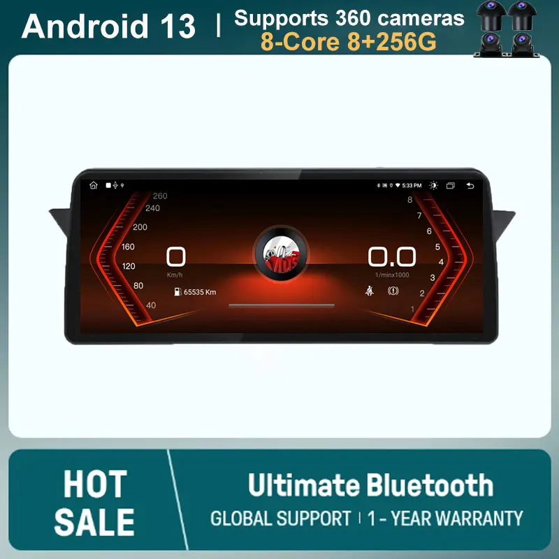 

For BMW X1 E84 2009-2015 iDrive Android 13 Touch Screen Car Carplay Monitors Stereo Speacker Radio Multimedia Player