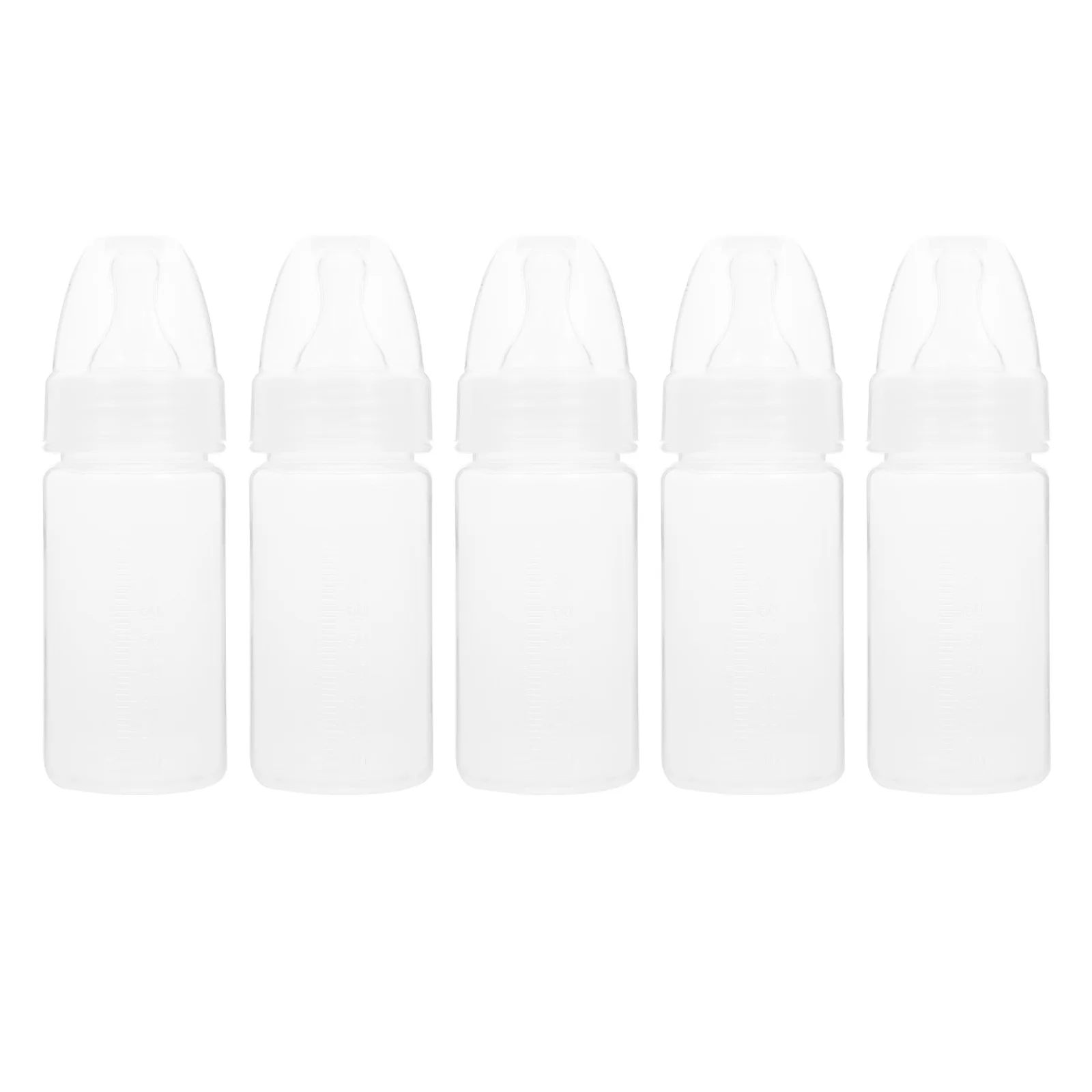 

5 Pcs Disposable Feeding Bottle Baby Milk Bottles Powder Lightweight Newborn Feeders Once-off Polypropylene Pp Portable Soother