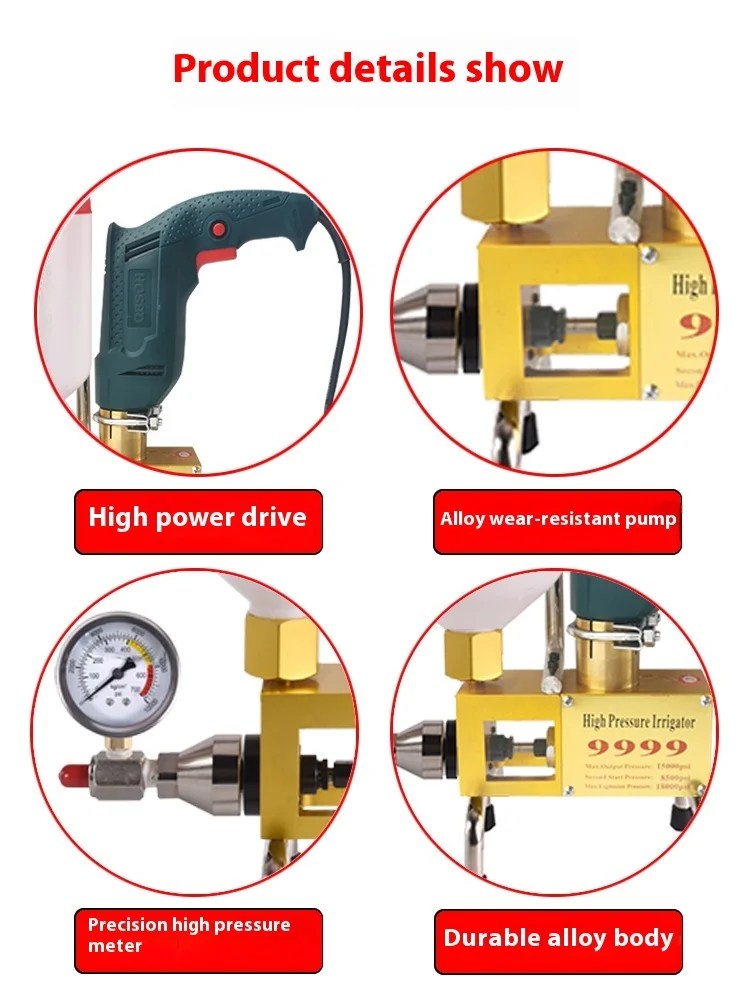 Two-Component Waterproof Wall Repair Polyurethane Grouting Machine 220V/1100W El