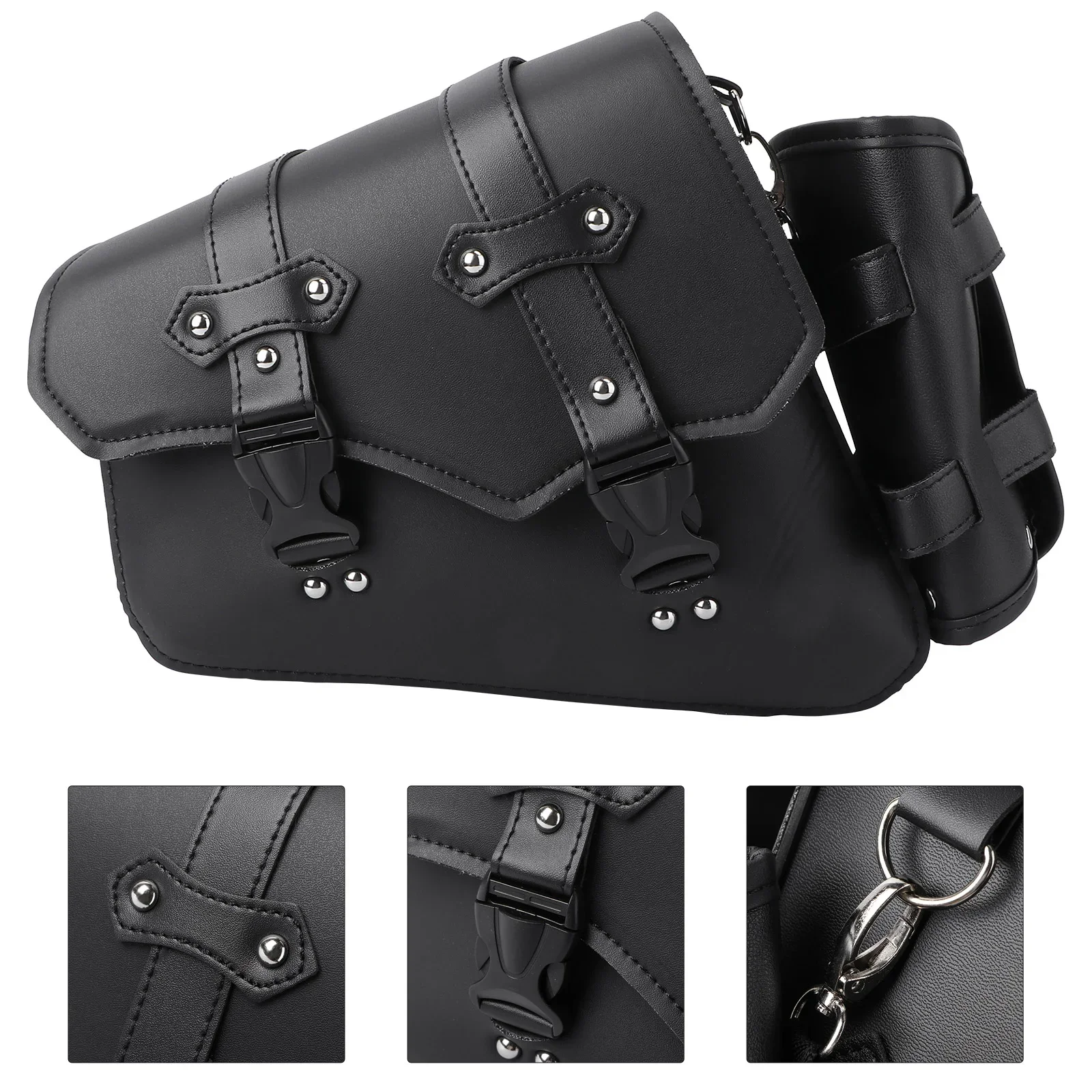 

Bag Motorcycle Motorbike Saddle Tail Side Bags Tool Luggage Waterproof Bike Box Pu Swingarm Panniers Backpack Travel