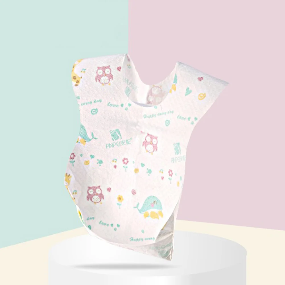 

Слюнявчик одноразовый непромокаемый из нетканого материала, 20 шт.