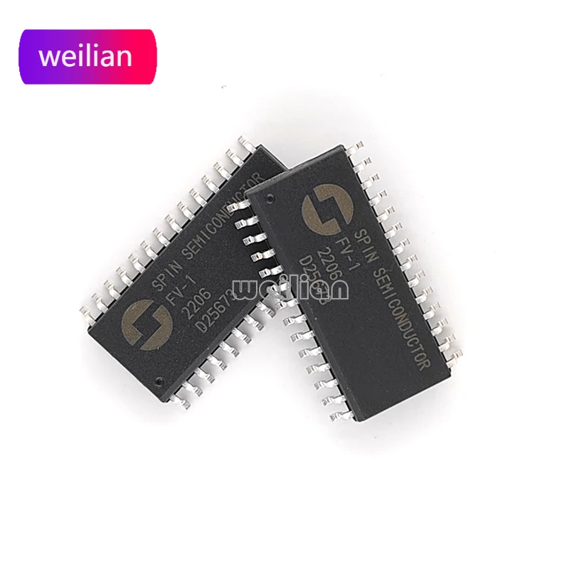 SPN1001-FV1 FV-1 SOP-28 SPIN 오디오 칩, Nwe 미세 재료 100%, 새로운 재고, 1-100 PCs