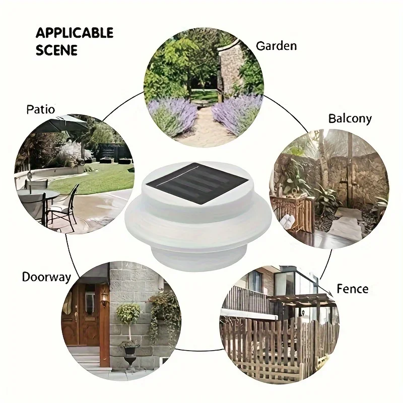 Solar-Powered Outdoor Lights with Bulbs
