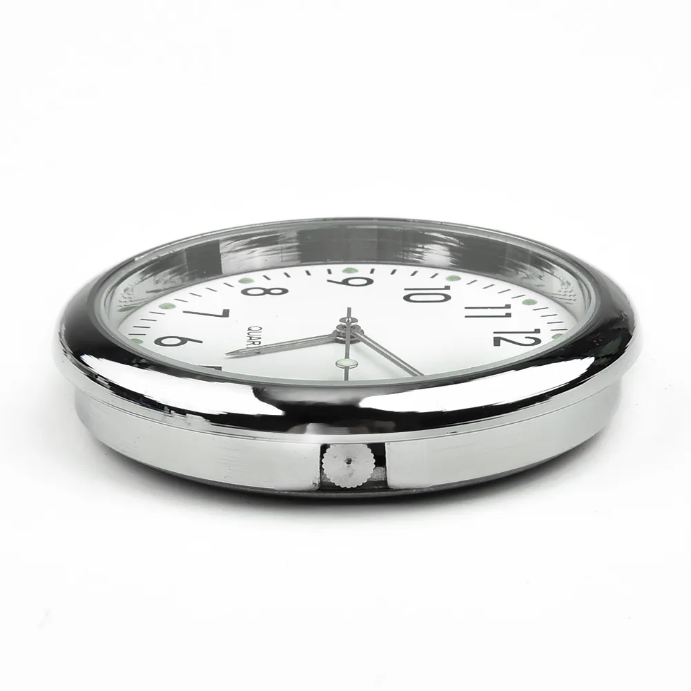 

Decoration Car Clock Hot Sale Metal Useful 4*4cm Brand New High Quality Universal 1 PC White Air Vent Analog Watch