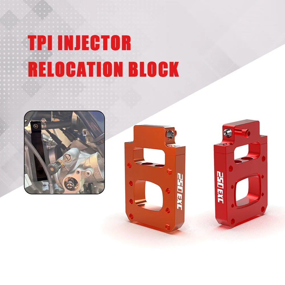 

Motorcycle TPI Fuel Injector Relocation Block Kit For GasGas EC250 EC300 EX300 EX250 EC EX 250 300 2021 2022 2023 EXC 250 300