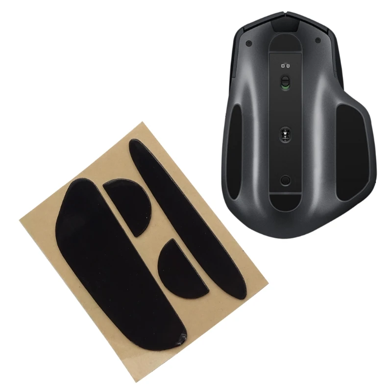 DN59 1 Set Mouse Feet MX Master Rounded Curved Edges Mouse Skates Pads Wireless Gaming Mice Feet Sticker Replacement mouse skates mouse anti slip sticker