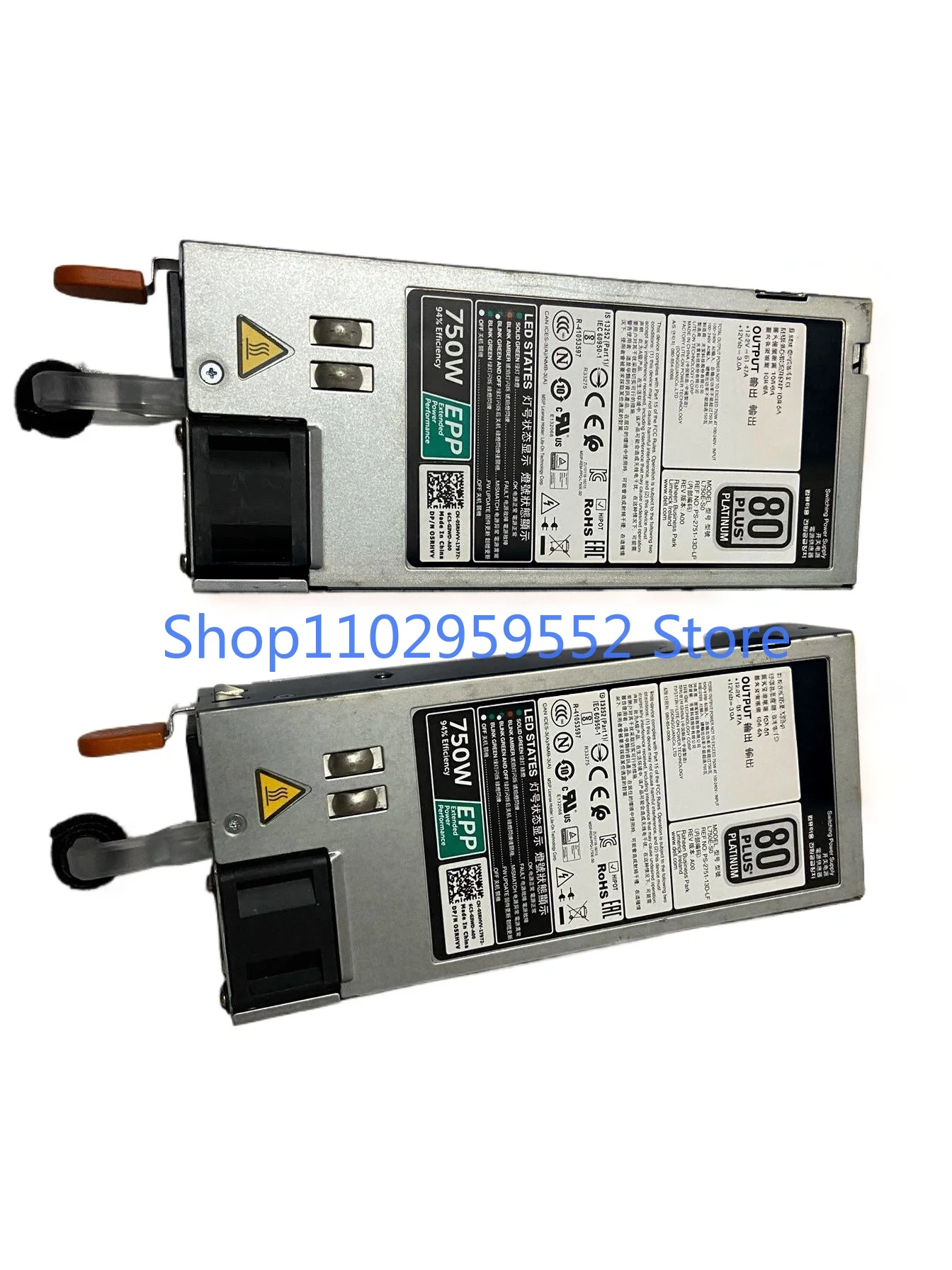 R740 R640 T640 R540 750W 전원 공급 장치 0W8R3C용 1개