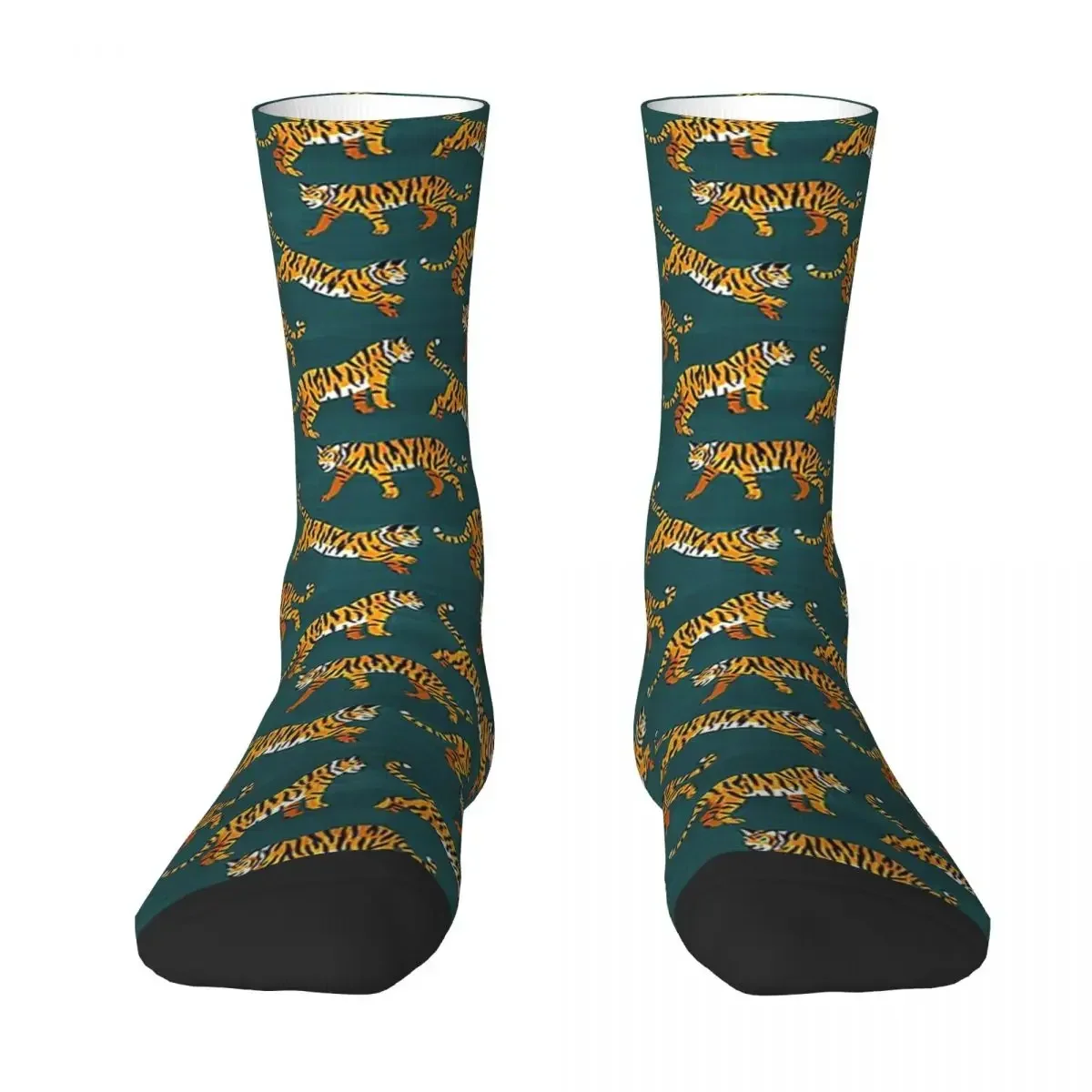 

All Seasons Crew Stockings Bengal Tigers - Navy Socks Harajuku Fashion Hip Hop Long Socks Accessories for Men Women Gifts