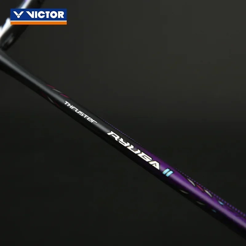 New Victory Dragon Tooth Sword Generation 1 and 2 TK-RYUGA I II PRO Deep Purple Offensive Badminton Racket badminton racket
