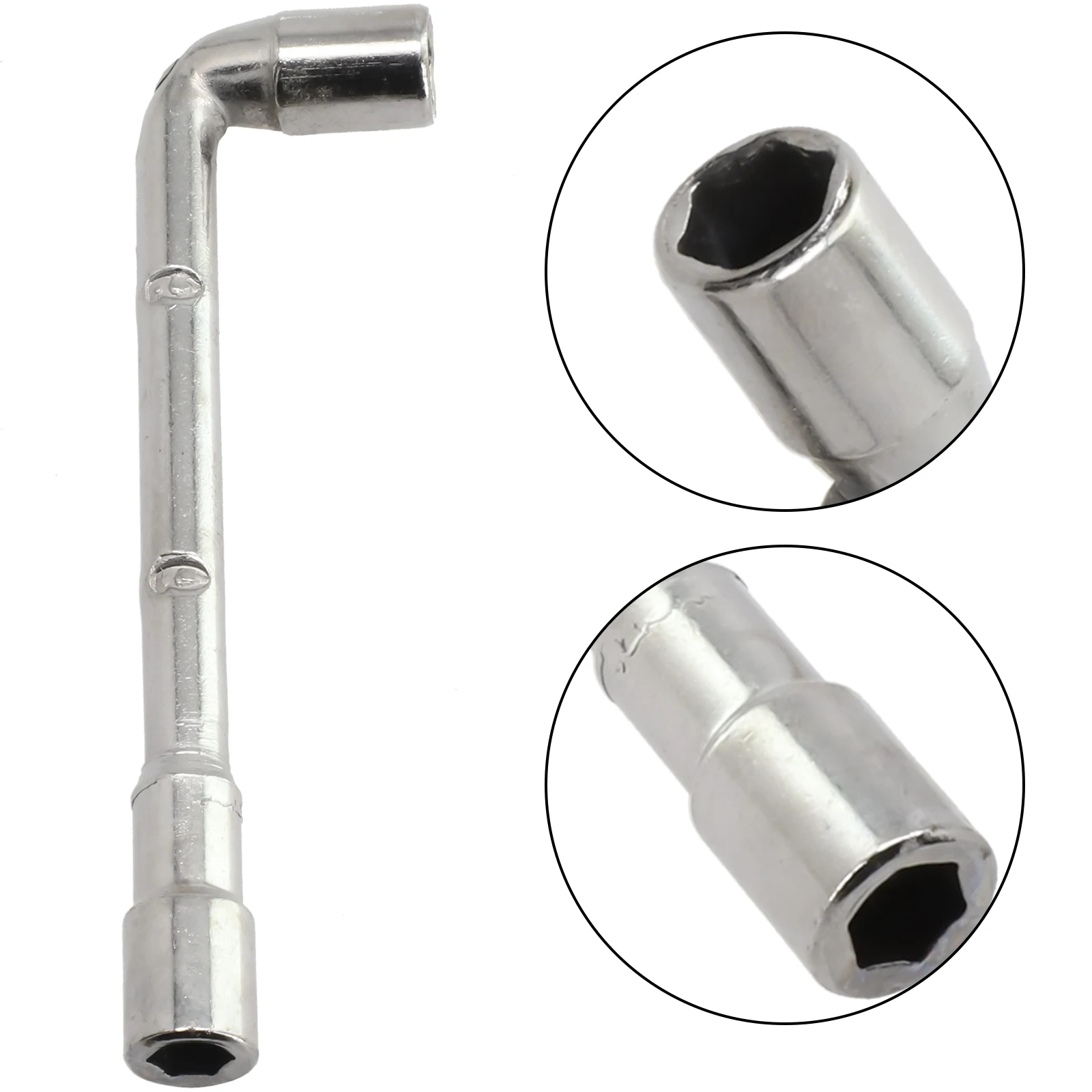 

1PCS 97mm Hexagonal Wrench 6mm/7 Mm Chrome PlatedL-shaped Screw Nut Wrench For Ender 3 MK8 Nozzle Repairing Hand Tool Part