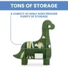 Children's Bookcases, Dinosaur Bookcase - Greenguard Gold Certified, Fern Green 5