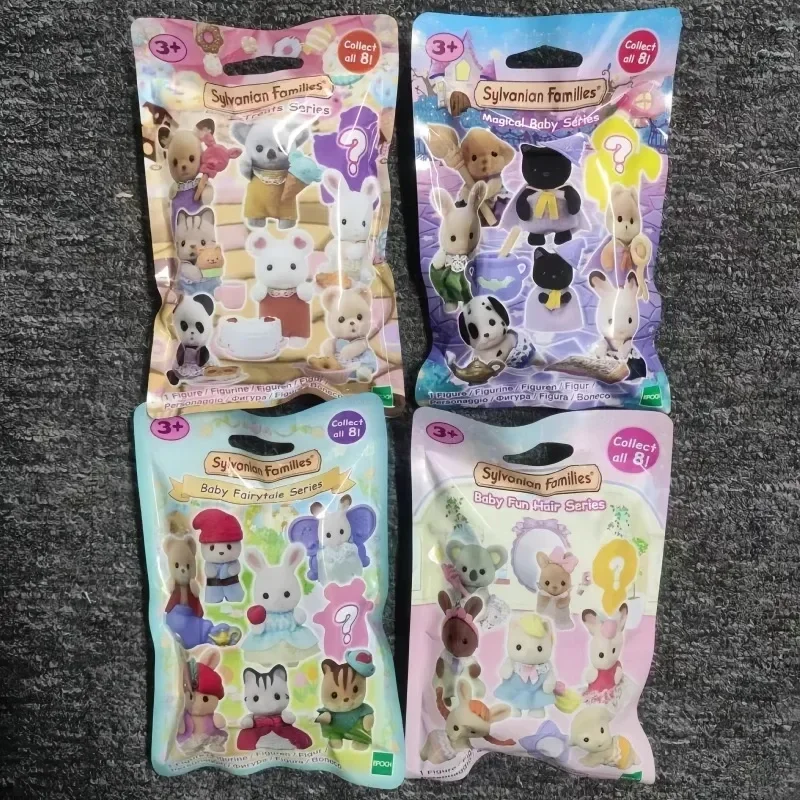 

Japan Sylvanian Families Blind Box Kawaii Camping Dress Up Doll Cute Anime Figrues Room Ornaments Birthday Gift