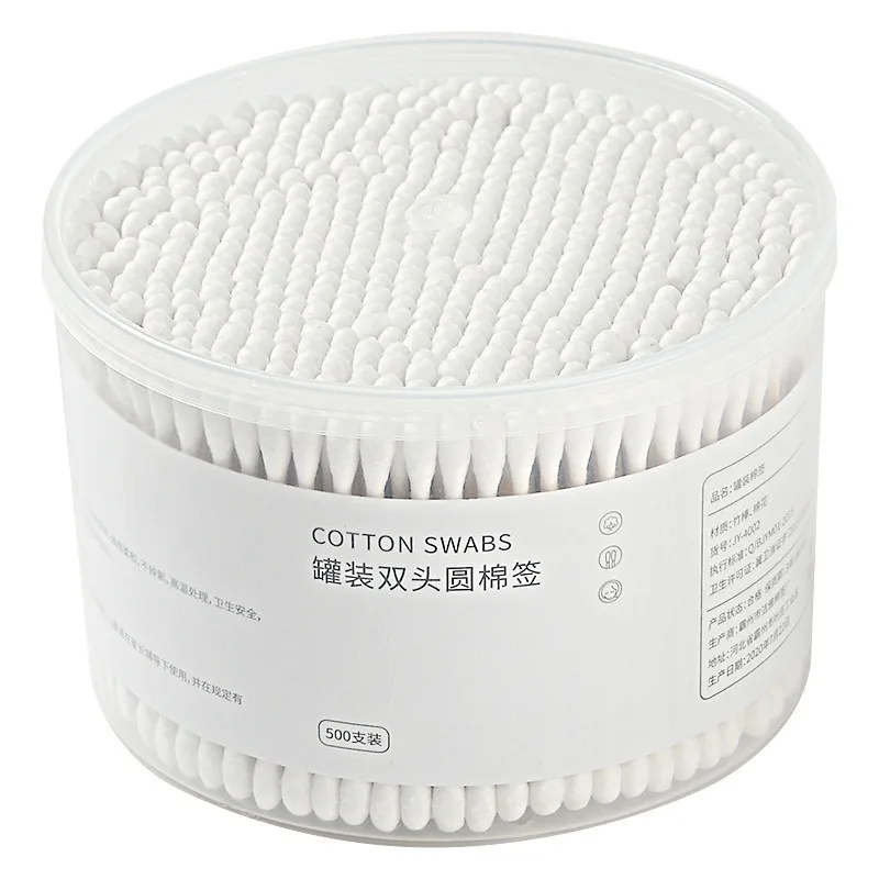 Double Head Cotton Swab Women Makeup Cotton Buds Tip for Wood Sticks Nose Ears Cleaning Health Care Tools