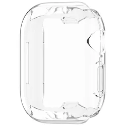 Enhanced Protective TPU Frame Case and Screen Shield for Smartwatch Accessories (Transparent)