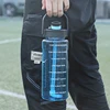 3 Liter Water Bottle with Straw 2L 1L Large Big Motivational  BPA Free School gym Sports Drinking Bottle 5