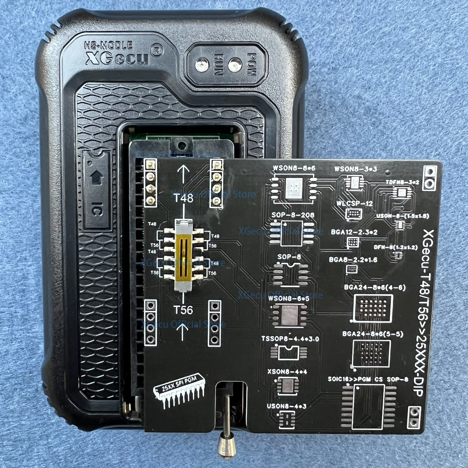 XGecu T48 (TL866-3G) wsparcie dla programatora 34000 + ICs dla SPI/Nor/NAND Flash BIOS MCU EEPROM AVR PIC + 17-in-1 adapter + kabel ISP