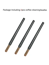 Professional Nylon Coffee Grinder Cleaning Brush with Plastic Handle (3pcs brushes)