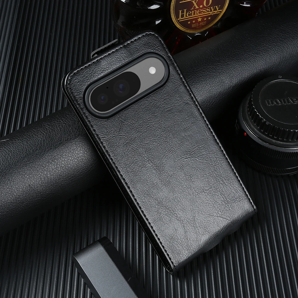 Luxury Leather Shockproof Case with Card Holder and Skin Feel Cover