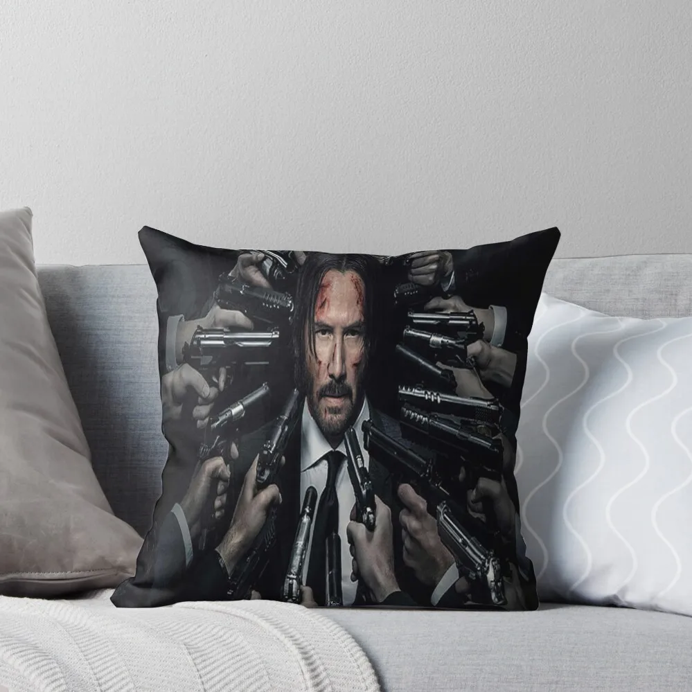 

John wick Throw Pillow luxury decor Room decorating items Decorative Sofa Cushions Sofa Cushion