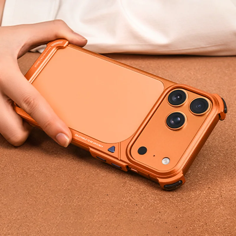 Eary Ultra-Thin Aluminum Shockproof Phone Case - Slim Frameless Design