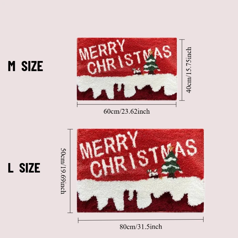 Christmas Door Mat – Holiday Floor Mat for Home Decor Sc28151f17b114eca97ad623dadbad592C
