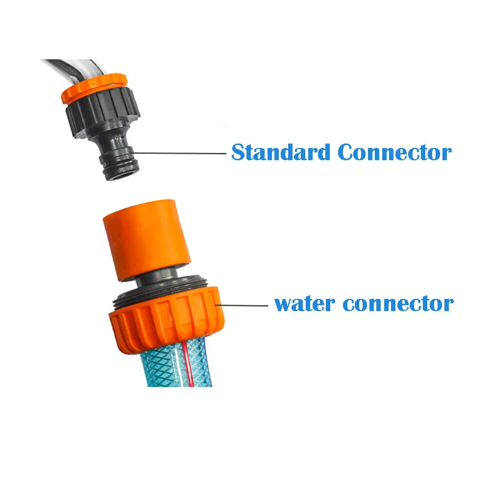 Hose Connector 1/2 3/4 1 Inch Garden Hose Quick Connector Pipe Coupler Stop Water Connection 32/20/16mm Repair Joint Irrigation System Adapter