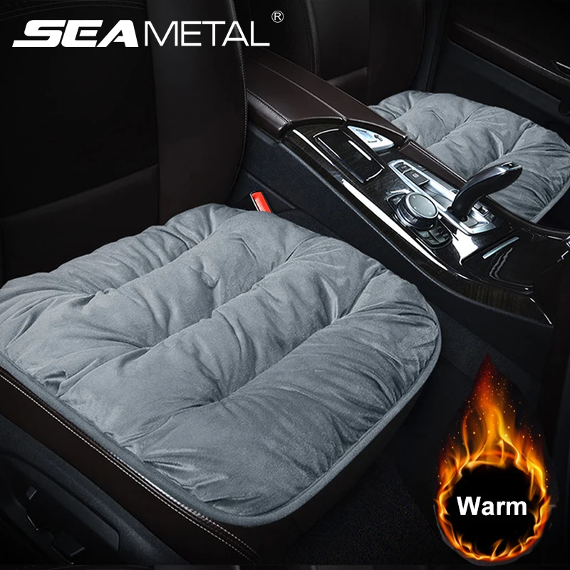 SEAMETAL Winter Warm Car Seat Cover Driver Seat Cushion Non-Slip