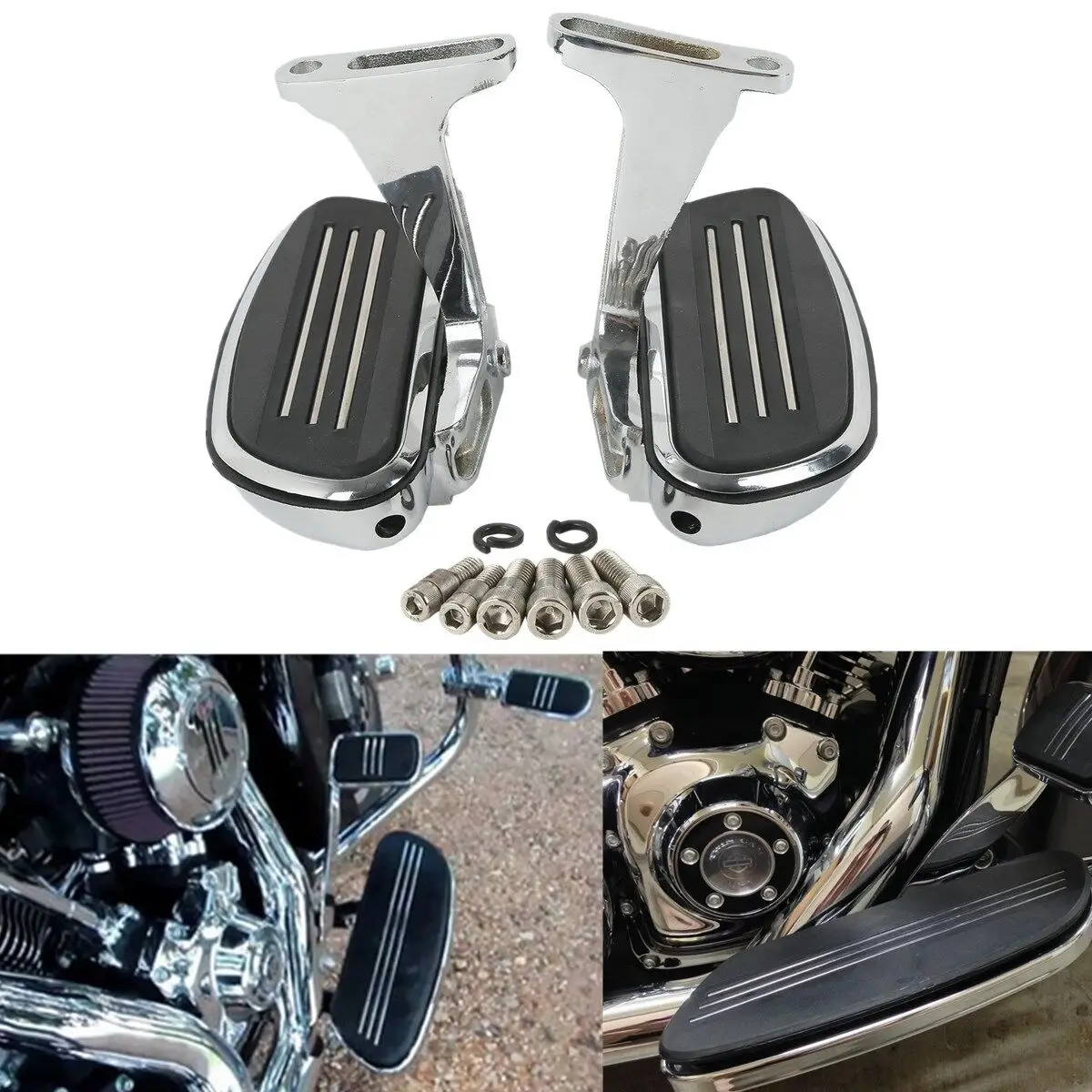 

Напольная доска для пассажирского мотоцикла для Harley Touring Road Glide Road King Street скользящий Electra Glide 1993-2023 2017 2018 19