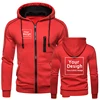 Fashion Personalized Hoodies Men Casual Custom Logo Zipper Jacket Fleece Warm Sweatshirts High Quality Hip Hop Coat Sudaderas 6