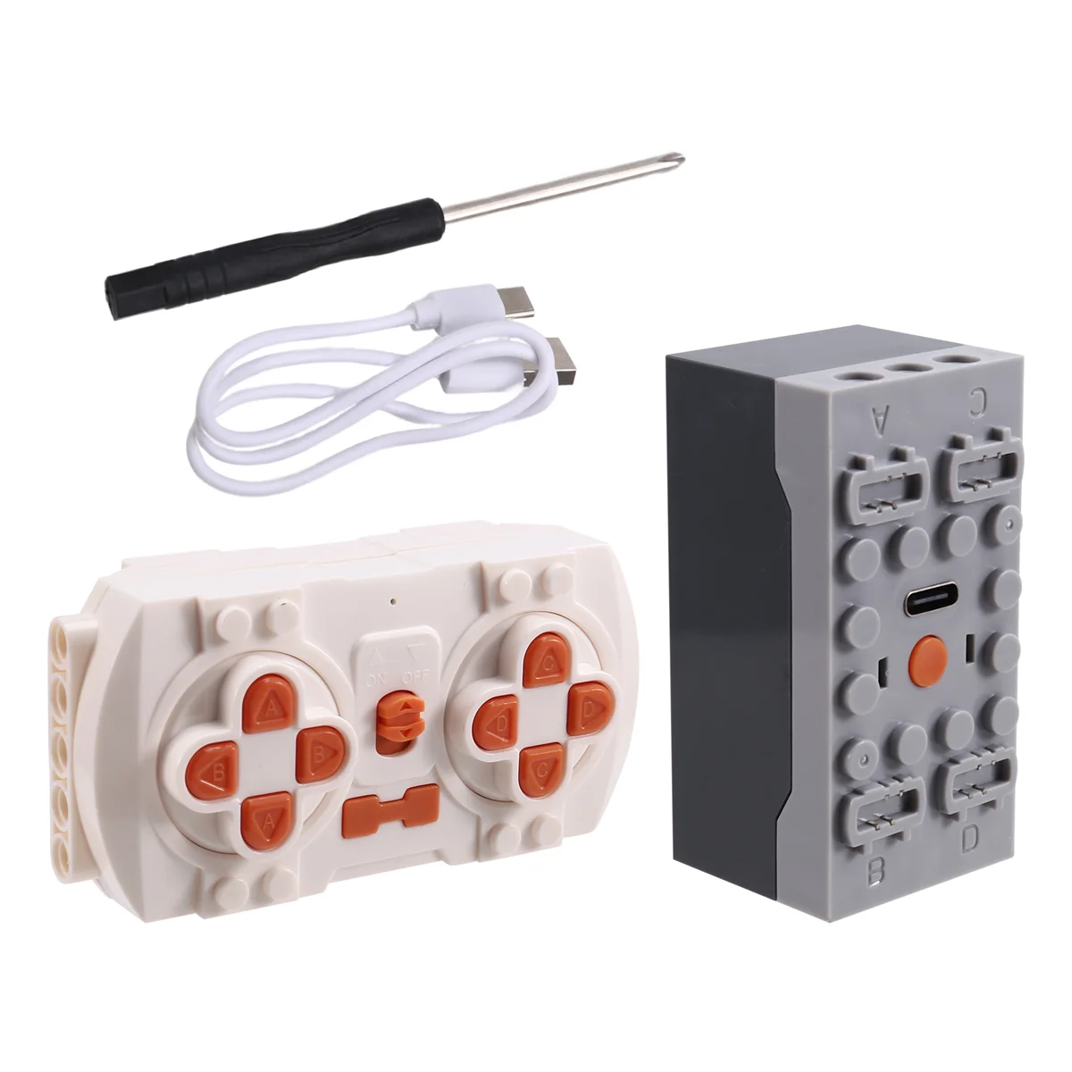 BAAU 2.4G Bluetooth Lithium Battery Power Pack APP Module DIY Building Blocks Bricks Remote Control Kit Toys