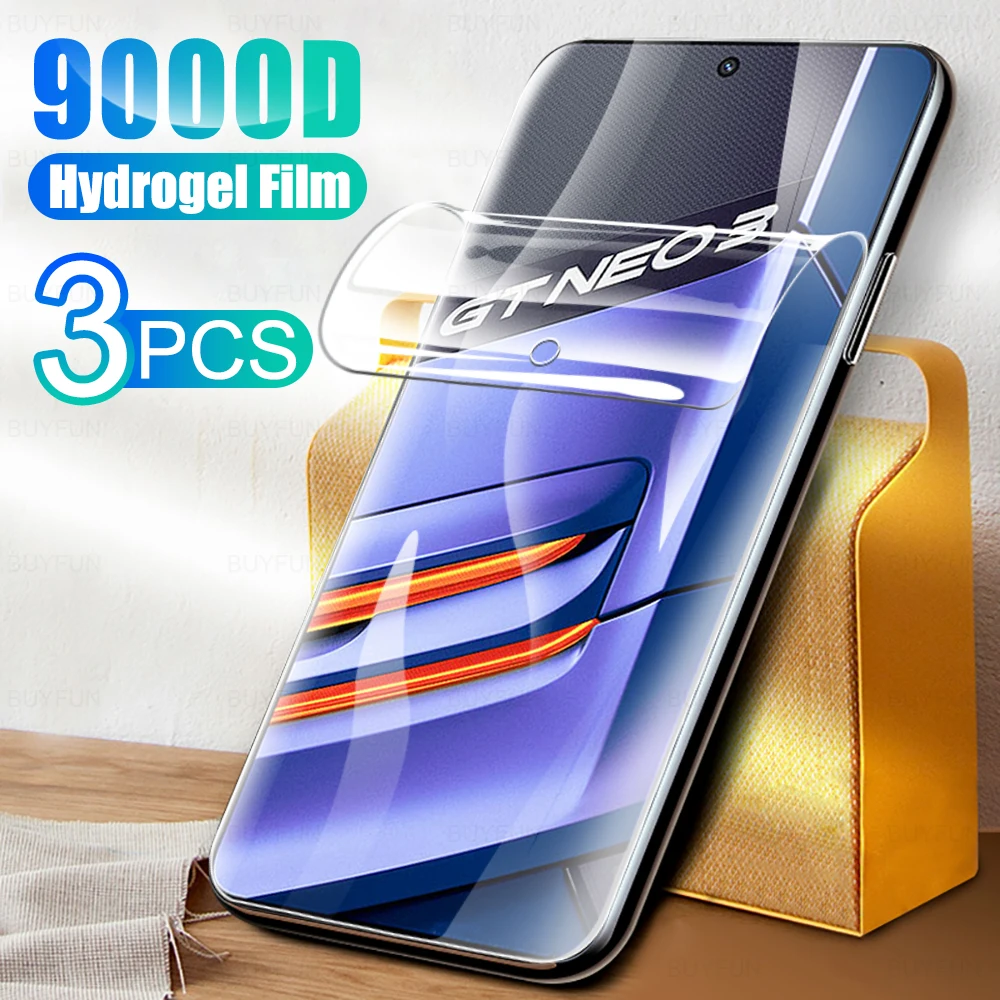 Гидрогелевая пленка 9000D для Oppo Realme GT Neo3 Neo2 Защитная экрана realme master Neo 3 шт. |