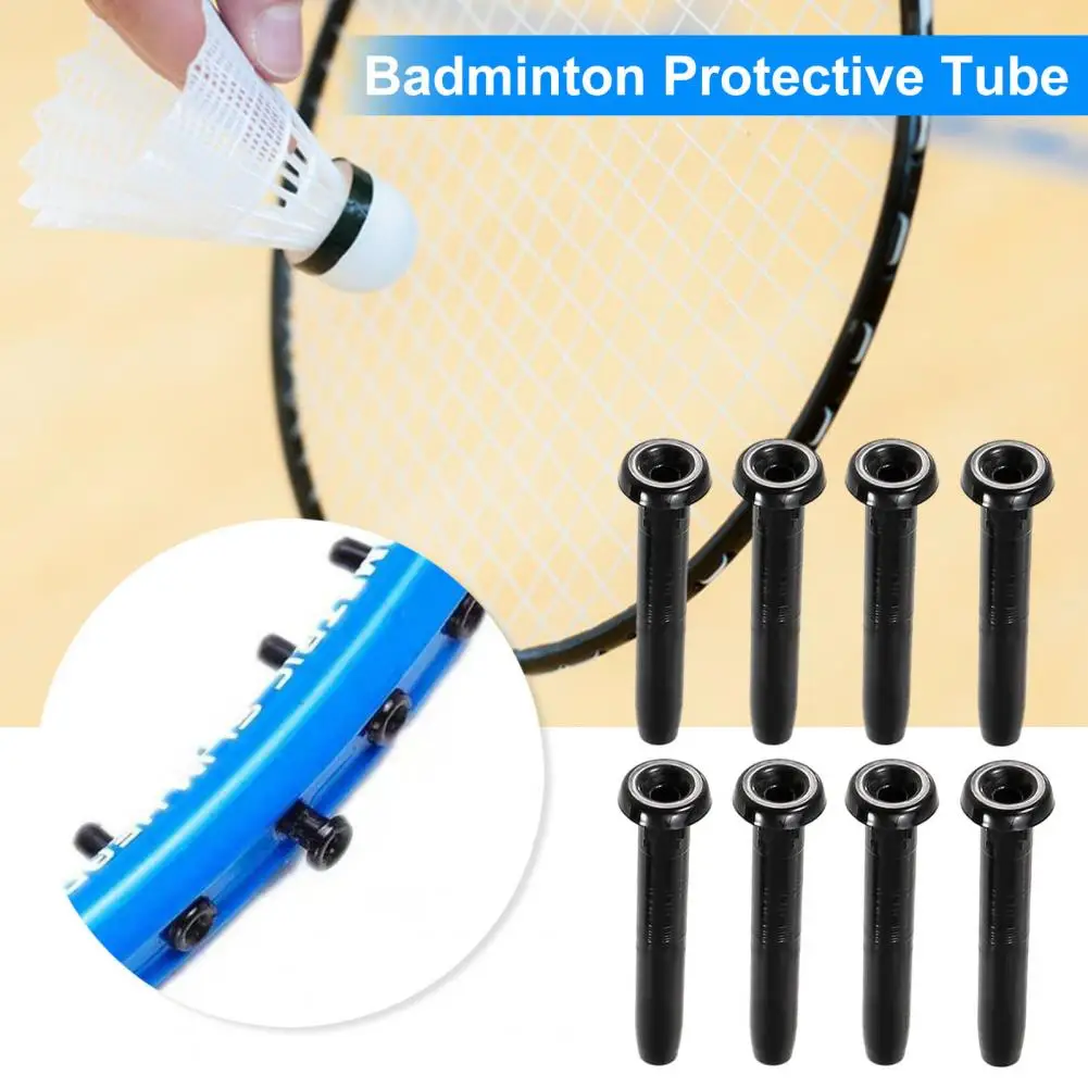 

100Pcs Racquet Stringing Tubes Racquets Frame Protector High Strength Lightweight Badminton Guard Tube Accessories