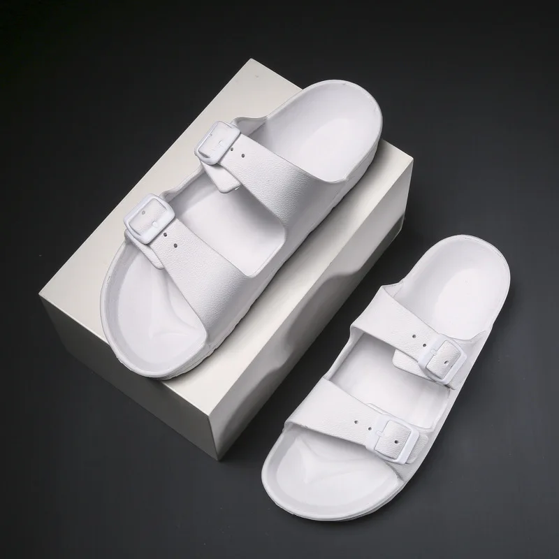 New men's women's open toe slippers Soft soled Beach Sandals Outdoor comfort Flip-flop Sandal Casual Lightweight flat slippers